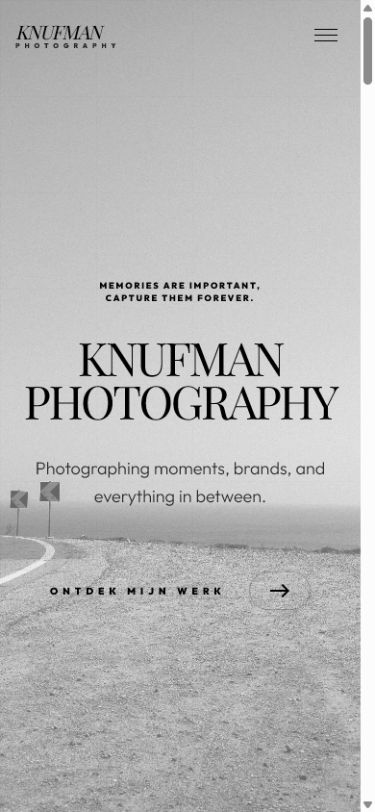 Knufman Photography op mobiel